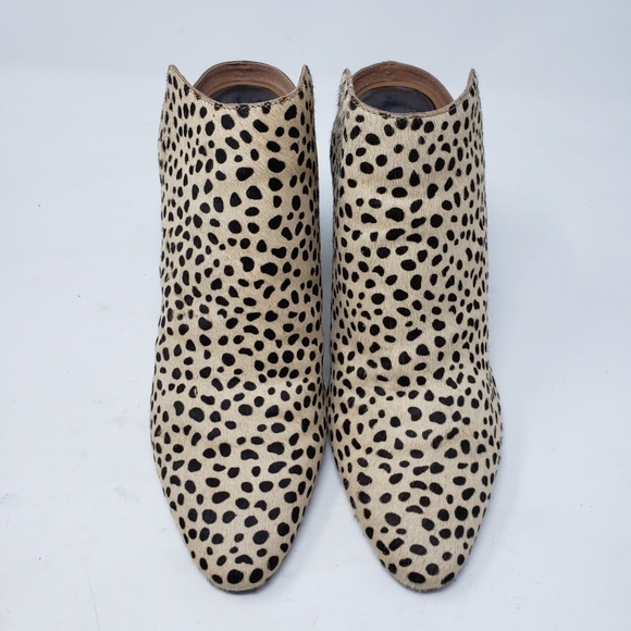 Dolce Vita Renly Calf Hair Cheetah Mules Boots Size 10 - Picture 2 of 8